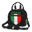 Axyaa Italia Flag Insulated Lunch Bag with Adjustable Strap Thermal Lunch Box