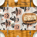 Axyaa Halloween Head Table Runner for Indoor Outdoor Home Dining Decoration