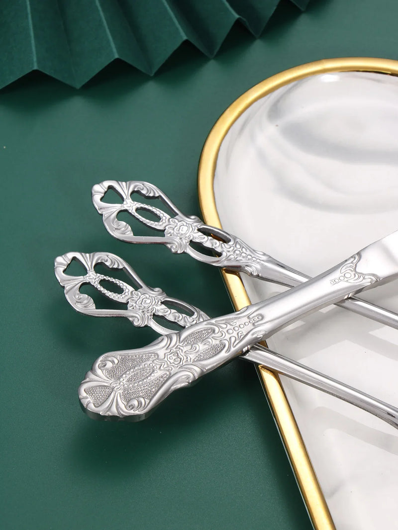 Axyaa 4pc Stainless Steel Court Tableware Set for High-Grade Wedding Parties