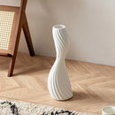Axyaa White Ceramic Vase - Nordic Furniture Crafts Ornaments - Home Decor Accessories