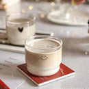 Axyaa Heart Glass Cup - 300ml Transparent Love Mug for Coffee, Milk, Tea, and Drinks