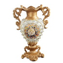 Axyaa European Resin Vase Dried Flower Arrangement Home Decor Plate