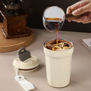 Axyaa Double Layer Stainless Steel Thermos Cup with Rope - Leak-Proof Travel Water Bottle
