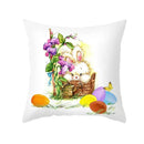 Axyaa Rabbit Flower Grass Ring Egg Pillow Sleeve Axyaa Sofa Seat Chair Decor