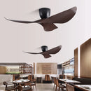 Axyaa 52" Industrial Ceiling Fan 3 Blades Vintage Style for Home or Office