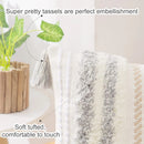 Axyaa Bohemia Tufted Woven Cushion Covers Set of 2