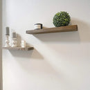 Axyaa Wood Floating Wall Shelves: Home Storage for Photos & Books