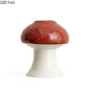 Axyaa Mushroom Ceramic Vase for Table Decoration and Flowers Arrangement
