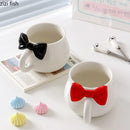 Axya Cute Cartoon Ceramic Mug for Coffee and Tea - High-Quality Beverage Cup