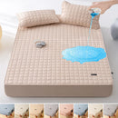 Axyaa Waterproof Mattress Cover with 3D Air Fabric & Soybean Fiber Filling