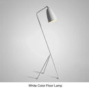 Axyaa LED Floor Lamp White Tripod Base Minimalist Design