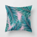 Axyaa Tropical Leaf Cactus Monstera Cushion Cover 45*45cm - Decorative Pillowcase