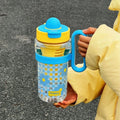 Axyaa Kawaii Cherry Bow Water Bottle 1200ml Straw Cup with Filter and Handle
