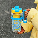 Axyaa Kawaii Cherry Bow Water Bottle 1200ml Straw Cup with Filter and Handle