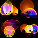 Axyaa Sunset Rainbow Projection Lamp Night Light for Atmosphere Mood in Bedroom