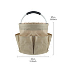 Axyaa Portable Picnic Basket: Foldable Beach Handbag for Outdoor Camping & Shopping