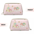 Axyaa Little Twin Stars Makeup Bag - Large Capacity Toiletry Storage Case