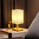 Axyaa Chinese Style LED Table Lamp with Dimmable USB Plug, Fabric Lampshade