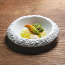 Axyaa Ceramic Deep Plate Restaurant Dessert Salad Soup Plate Molecular Cuisine Tableware
