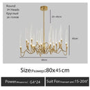Axyaa LED Crystal Chandelier: Modern Luxury Tree Branch Design for Home Decor