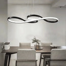 Axyaa Nordic Music LED Pendant Light - Black Kitchen Dining Room Living Room Lamp