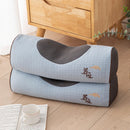 Axyaa Buckwheat Husk Health Pillow with Knitted Cotton Neck Protection