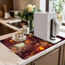 Axyaa Santa Kitchen Drying Mat Smart Drain Pad for Quick Drying