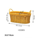 Axyaa Handwoven Bread Storage Basket: Breathable, Portable, 7 Styles - Ideal for Picnics & Weddings
