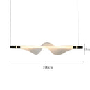 Axyaa Nordic Vertical Pendant Light - PVC Tube Ceiling Kitchen Island Lamp