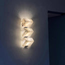 Axyaa Nordic Marble LED Wall Light - Black Metal Art Luxury Home Decor
