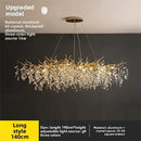 Axyaa Luxury Villa Crystal Pendant Chandelier.