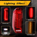 Axyaa LED Tail Lights for Nissan NP300 Navara 2005-2014 - Running Signal Brake Lamps