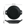 Axyaa Ceramic Double Ear Plate: Deep, Salad, Pasta, Dessert Plates - Creative Tableware