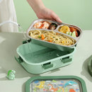 Axyaa Stainless Steel Bento Box with Compartments