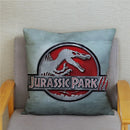 Axyaa Jurassic Park Dinosaur Print Pillow Cover - Super Soft Home Decor Case