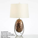 Axyaa Nordic Glaze Table Lamp - Modern LED Desk Light for Living Room