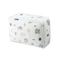 Axyaa Quilt Blanket Storage Bag: Folding Duvet Organizer for Closet or Under-Bed.