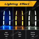 Axyaa Hyundai Tucson LED Daytime Running Lights Turn Signal Fog Lamp White Yellow Blue
