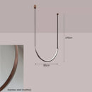 Axyaa Designer Shaped Belt Pendant Light for Modern Living Room and Restaurant