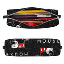 Axyaa Mickey Mouse Minnie Pencil Case: Big Capacity Stationery Bag Office Gifts