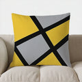 Axyaa Modern Geometric Pattern Pillow Cover for Sofa, Bedroom, Car - Digital Print Pattern