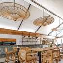 Axyaa Handmade Rattan Pendant Light for Dining Room, Living Room, Bedroom, Hotel Lobby