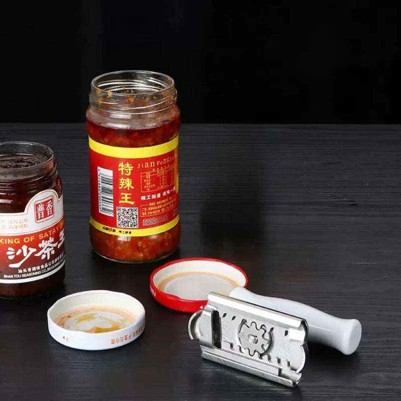 Axya Stainless Steel Can Opener & Bottle Cap Screwdriver
