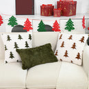 Axyaa Rabbit Fur Christmas Festival Winter Pillowcase Cojines 30x50/45x45cm
