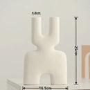 Axya Nordic Style Ceramic Candlestick Vase for Rustic Home Decor and Interior Decoration