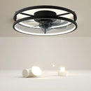 Axyaa Ceiling Fan with Light & Remote Control - Bedroom Modern Fan - Indoor Minimalist