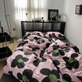 Axyaa Striped Duvet Cover with Pillowcase Set, Twin-Queen Size, Fashionable Home Bedding