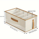 Axyaa Large Capacity Handbag Organizer Storage Box with Dividers.