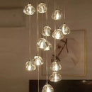 Axyaa Modern Staircase Chandeliers LED Pendant Lights for Living Room
