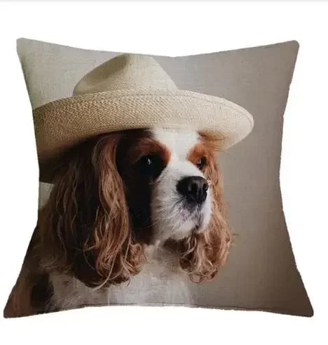 Axyaa Cavalier King Charles Spaniel Sofa Cushion Cover - Home Decor & Party Accessory